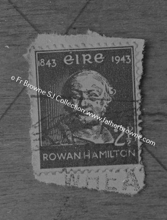 COPY NEGS ROWAN HAMILTON STAMP 1943 (QUATERNIOUS)